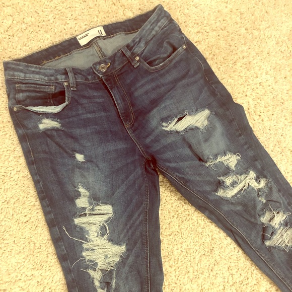 Garage Denim - Garage brand girlfriend jeans destroyed distressed